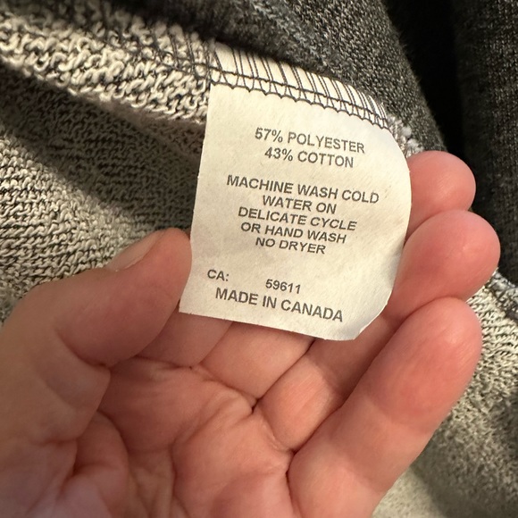 Fun Dotty rough edge sweater with arm patches! Medium - Picture 4 of 5